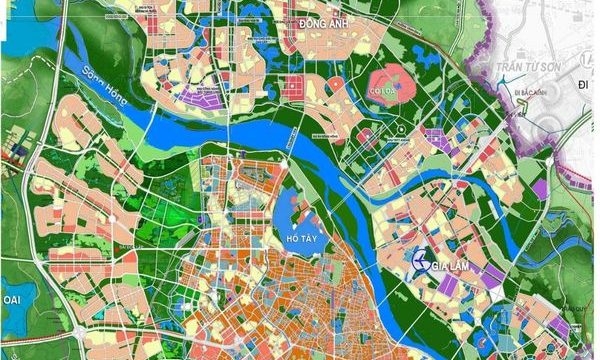 Thông tin bản đồ quy hoạch Hà Nội mới nhất đến 2030 tầm nhìn 2050