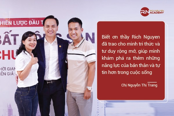 Chị Nguyễn Thị Trang: "60 ngày đồng hành cùng Thầy Rich Nguyen là quãng thời gian có ý nghĩa và tuyệt vời đối với bản thân"