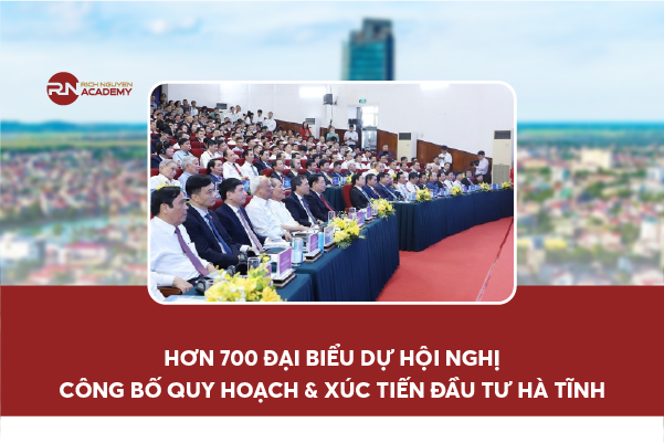 Hơn 700 đại biểu dự hội nghị công bố quy hoạch và xúc tiến đầu tư Hà Tĩnh