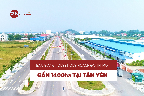 Bắc Giang duyệt quy hoạch đô thị mới gần 1.400ha tại Tân Yên