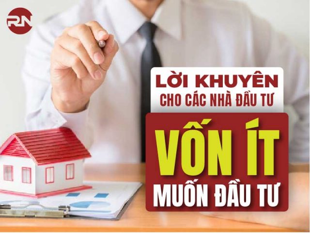 lời khuyên cho nhà đầu tư ít vốn