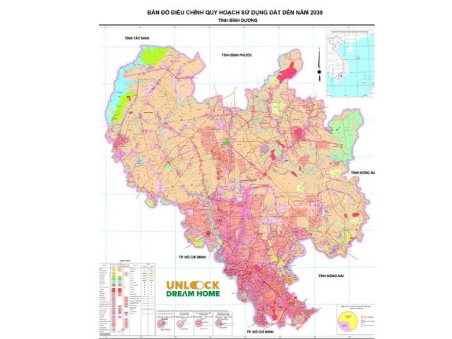 Bản đồ quy hoạch Bình Dương 2030