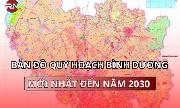 Bản đồ quy hoạch Bình Dương mới nhất đến năm 2030