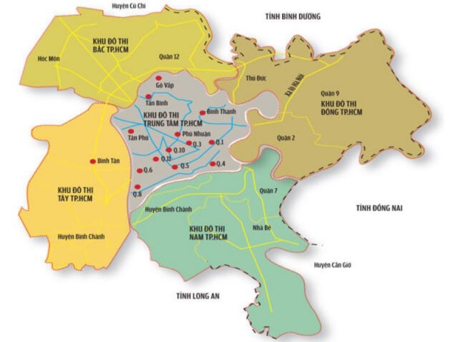 Thông tin bản đồ quy hoạch TP HCM đến năm 2030 (mới nhất hiện nay)