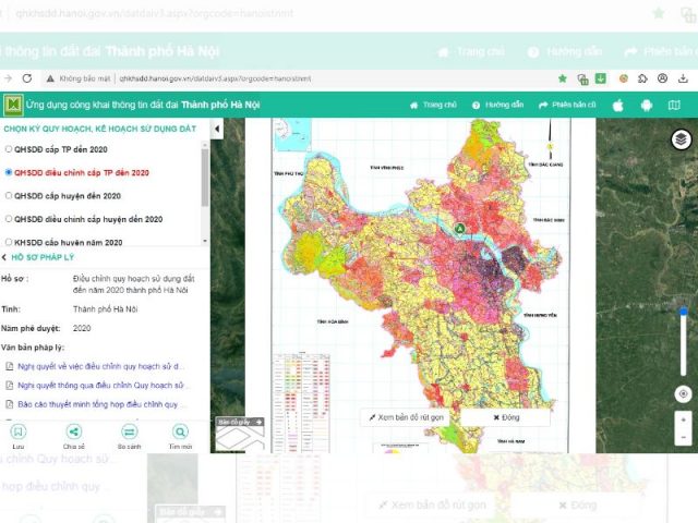 Nên check quy hoạch Hà Nội ở đâu?