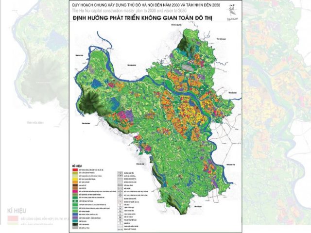 Bản đồ quy hoạch Hà Nội mới nhất 2030 - 2050