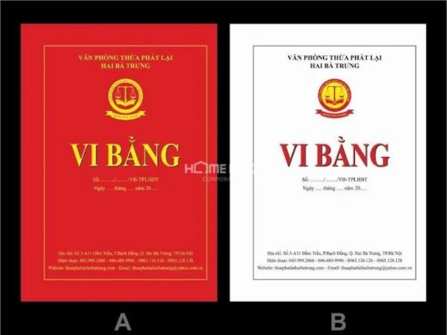 Mua nhà vi bằng cần những giấy tờ gì?