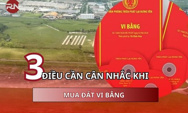 3 điều cần cân nhắc khi mua đất vi bằng