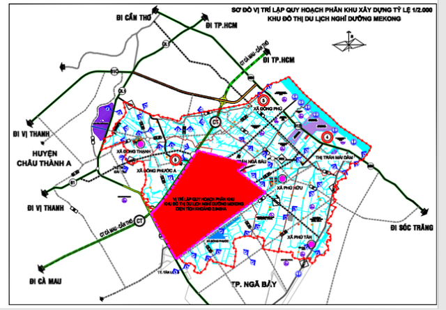Thống nhất chủ trương quy hoạch khu đô thị nghỉ dưỡng Mekong