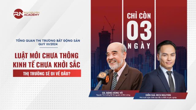 Chỉ còn 3 ngày để đăng ký tham gia Tổng quan Thị trường BĐS quý III/2024