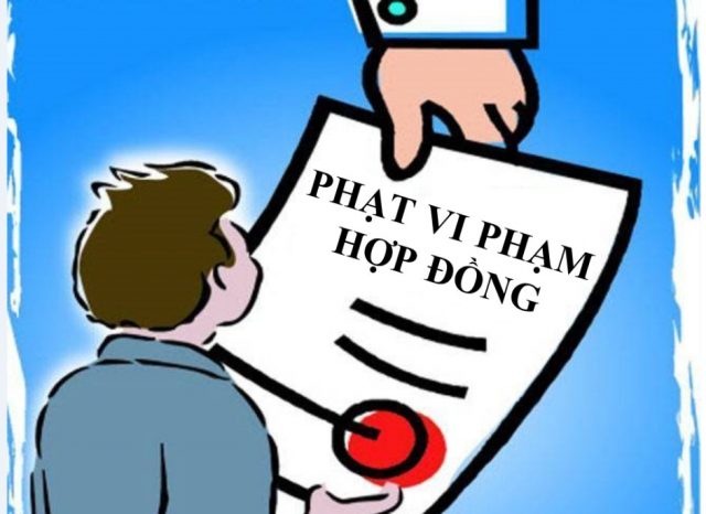 Quy định xử phạt khi vi phạm hợp đồng đặt cọc