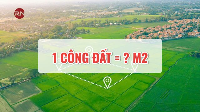 Giải đáp ngay một công đất là bao nhiêu mét vuông