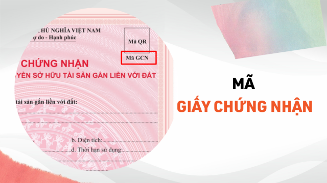 Giải đáp GCN là gì trên sổ đỏ