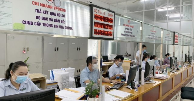 Quá trình bàn giao tổ chức bộ máy Văn phòng đăng ký đất đai trong 30 ngày
