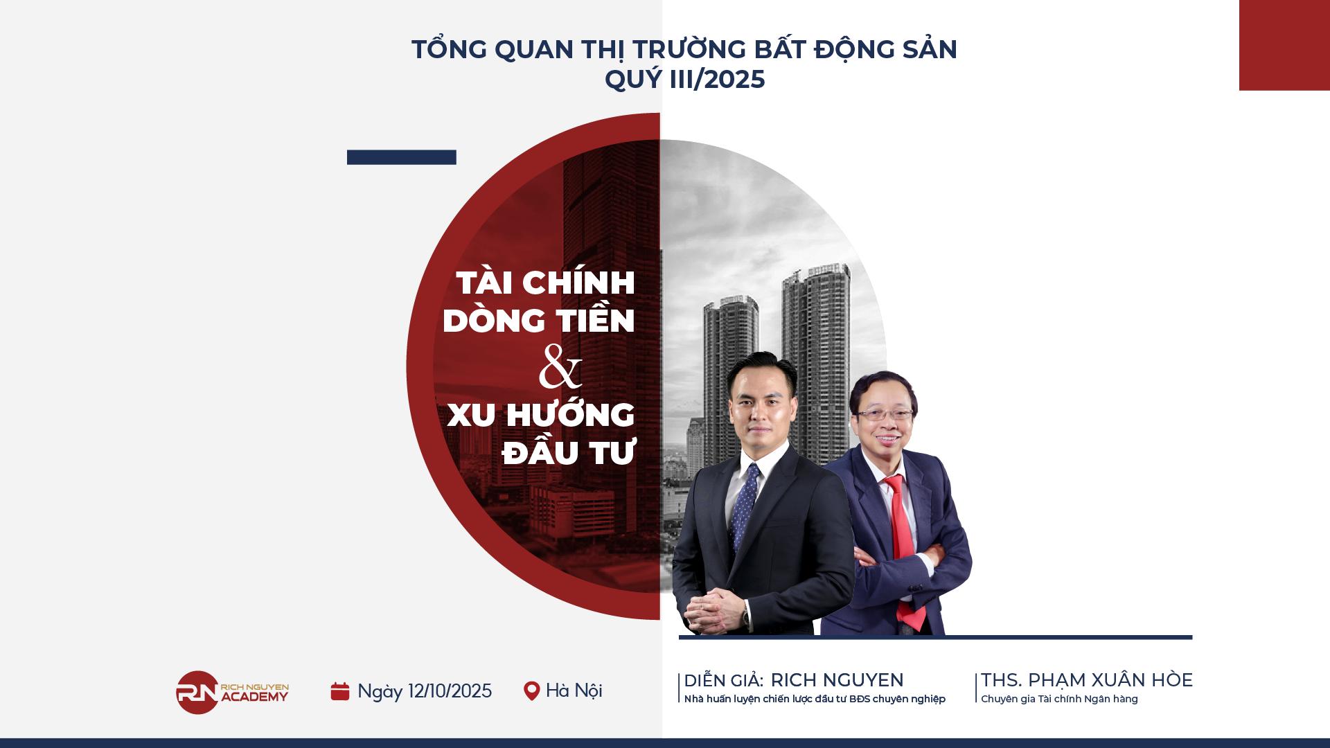 TỔNG QUAN THỊ TRƯỜNG BẤT ĐỘNG SẢN QUÝ III/2025