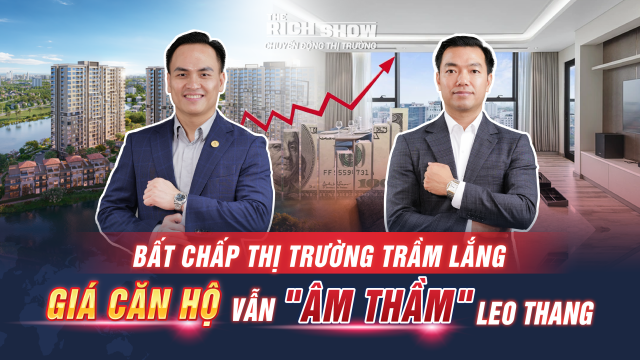 Bất chấp thị trường BĐS trầm lắng, giá căn hộ vẫn âm thầm leo thang
