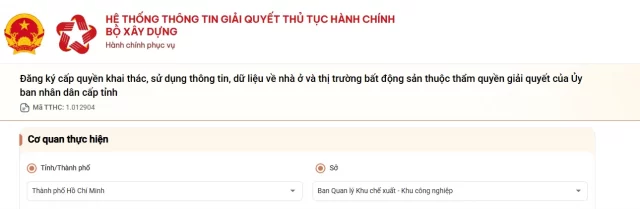 Bước 5: Hoàn thiện thông tin và gửi hồ sơ
