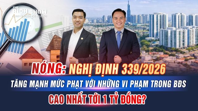 Nóng: Nghị định 339 xử phạt bất động sản – Mức phạt tăng mạnh, cao nhất tới 1 tỷ đồng?